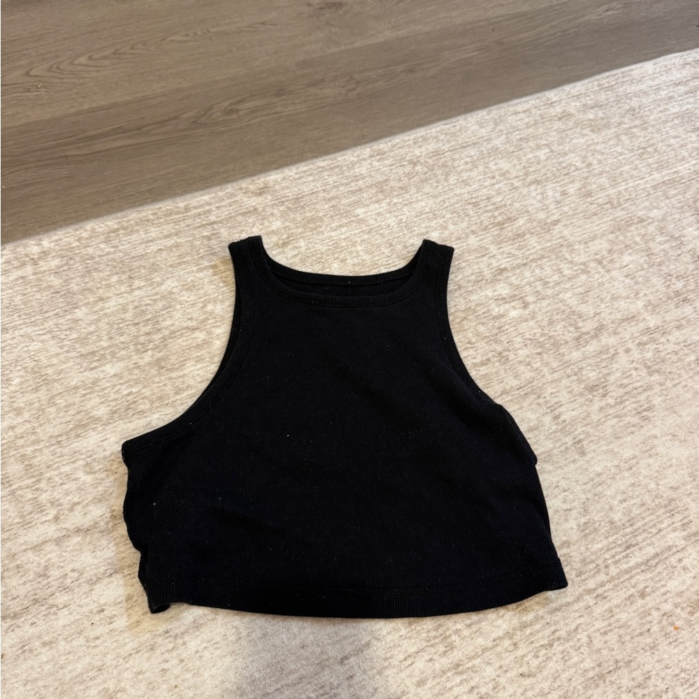 Target Black Crop Top